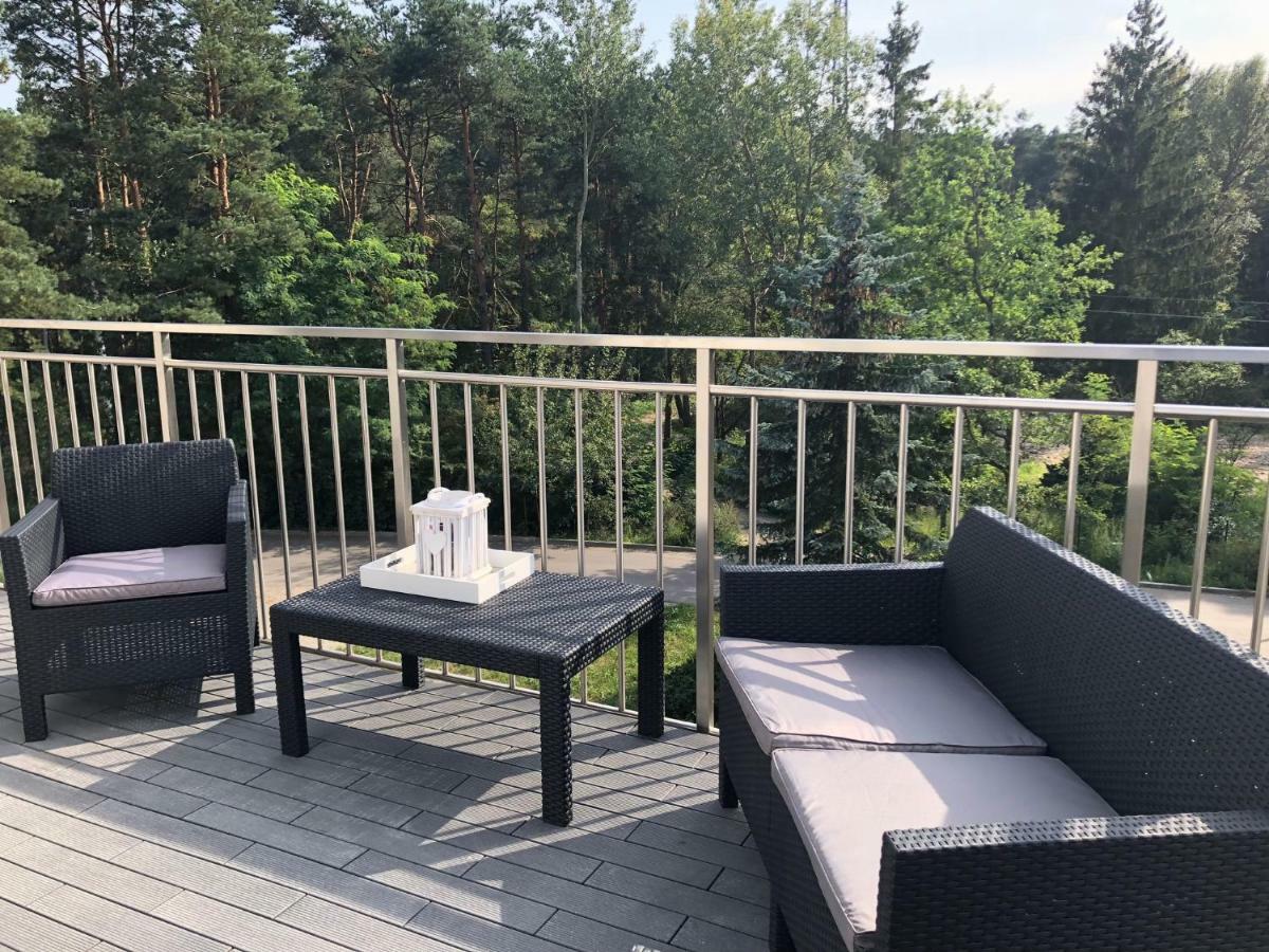 Family & Business Sauna Apartments No1 Lesny Nad Zalewem Cedzyna Unikat - 3 Bedroom With Private Sauna, Bath With Hydromassage, Terrace, Garage, Catering Options 凯尔采 外观 照片